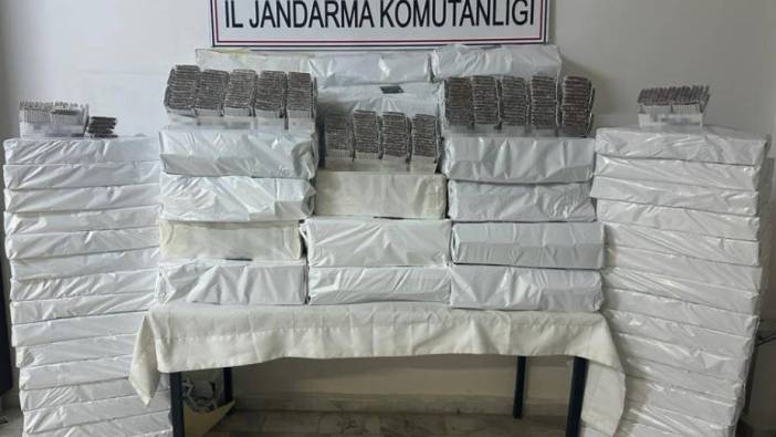 Aydın'da 66 bin doluma hazır bandrolsüz sigara paketi ele geçirildi
