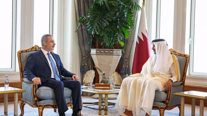 Bakan Fidan, Katar Emiri Şeyh Al Sani ile görüştü