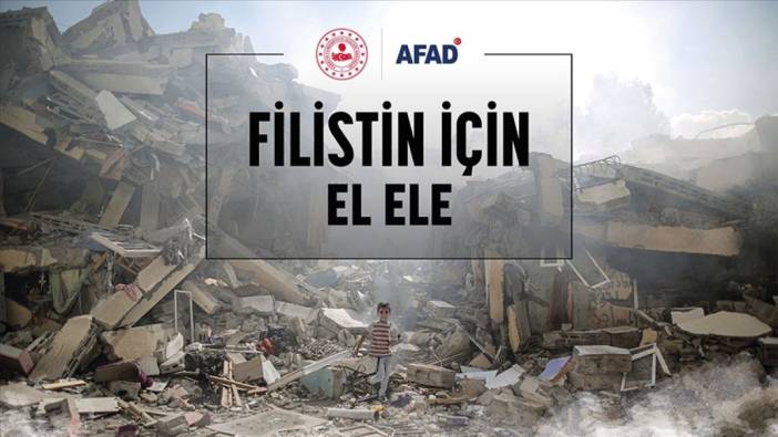 AFAD'dan Filistin için yardım kampanyası