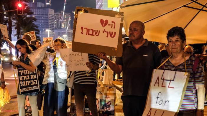 İsrail’de Netanyahu karşıtlarından  protesto