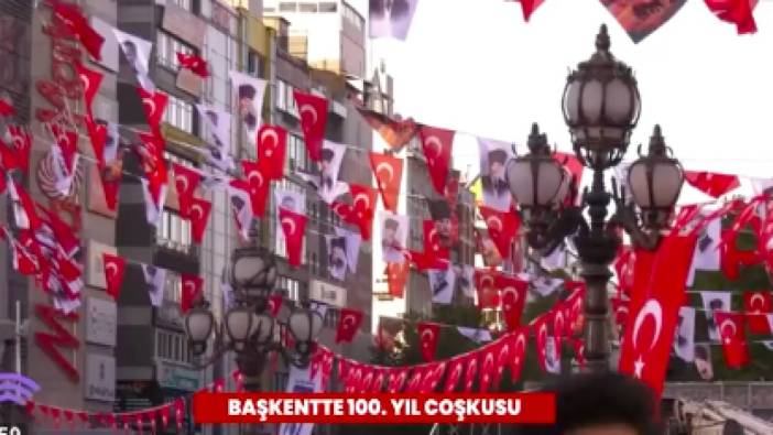 Ankara'da Cumhuriyetin 100. yılı heyecanı...