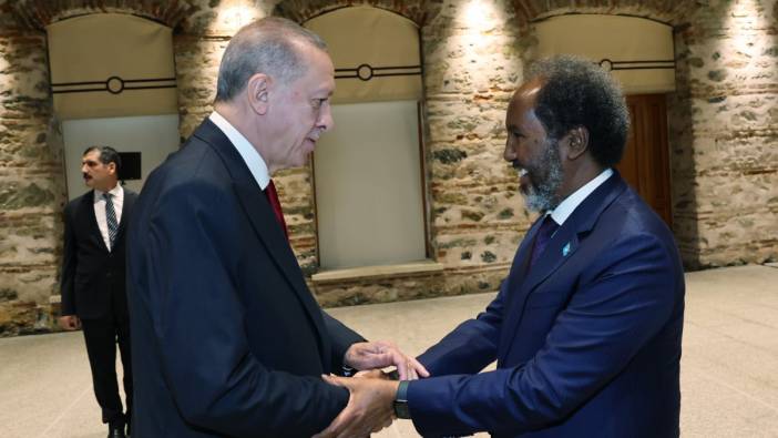 Cumhurbaşkanı Erdoğan, Somalili mevkidaşı Şeyh Mahmud ile görüştü