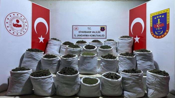 Diyarbakır’da dev operasyon: Yüzlerce kilo uyuşturucu ele geçirildi