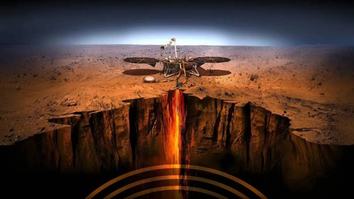 Mars yüzeyinin altında ne gizleniyor? Meteor çarptı, bilim insanları bulmacayı çözdü...