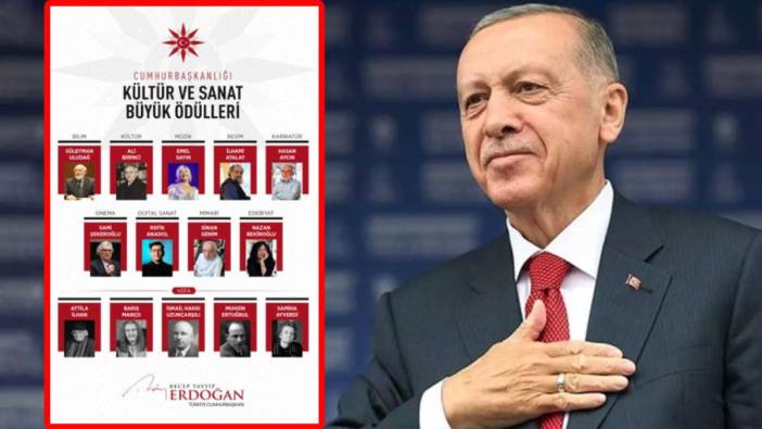 Cumhurbaşkanlığı Kültür ve Sanat Ödülleri sahiplerini buldu. Erdoğan vefa ödülü sahiplerine Allah'tan rahmet diledi