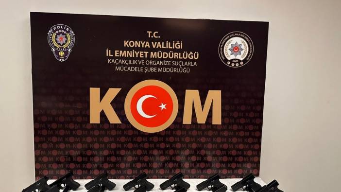 Konya’da silah kaçakçılarına operasyon (30 Ekim 2023)