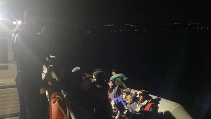 Çanakkale açıklarında 19 kaçak göçmen yakalandı