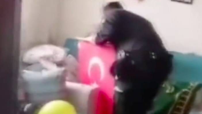 112'yi arayıp Türk bayrağı isteyen yaşlı kadının isteği yerine getirildi