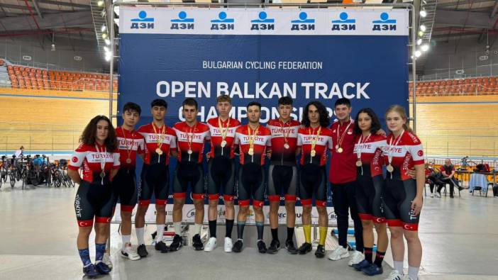 Milliler Balkan Açık Pist Bisikleti Şampiyonası’nda 20 madalya ile rekor kırdı