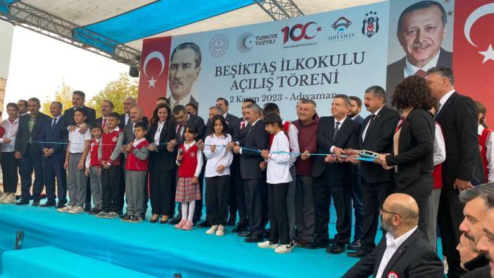 Adıyaman Besni Beşiktaş İlkokulu'nun açılış töreni yapıldı