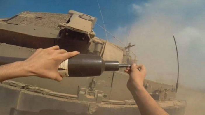 İsrail tankının yanına kadar gidip patlayıcı bıraktı. Kassam Tugayları yeni görüntüler yayınladı