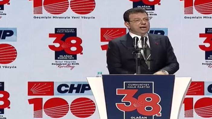CHP Kurultayı'nda Ekrem İmamoğlu Divan Başkanı seçildi