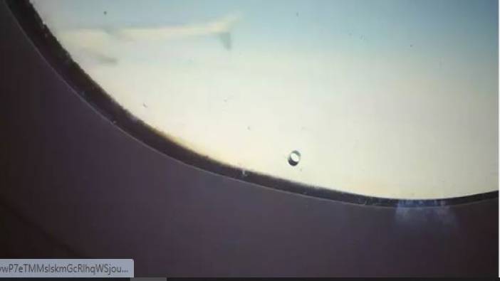Uçak penceresindeki deliğin sırrı ortaya çıktı. İnanılır gibi değil