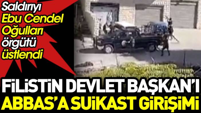 Filistin Devlet Başkanı Abbas'a silahlı saldırı