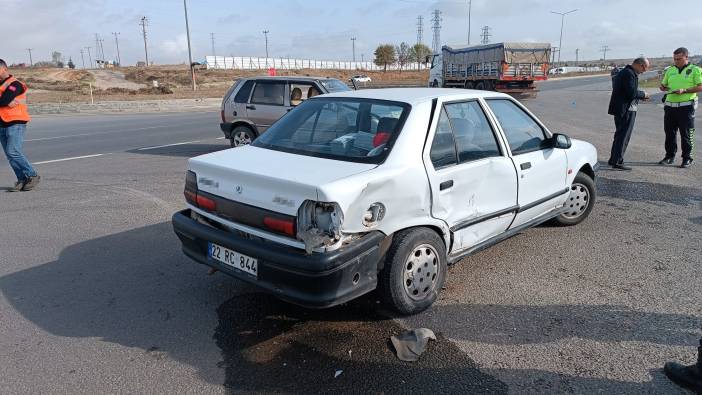 Edirne'deki trafik kazasında 4 kişi yaralandı