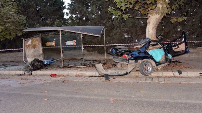 Kahramanmaraş'ta, ağaca çarpan otomobilin sürücüsü öldü
