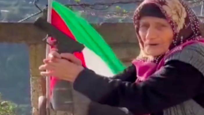Rize'de 93 yaşındaki kadın havaya ateş ederek "İsrail, Allah seni yok etsin" diye bağırdı