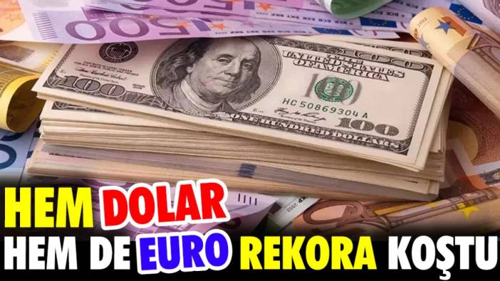 Hem dolar hem de euro rekora koştu. ABD enflasyonu doları uçurdu