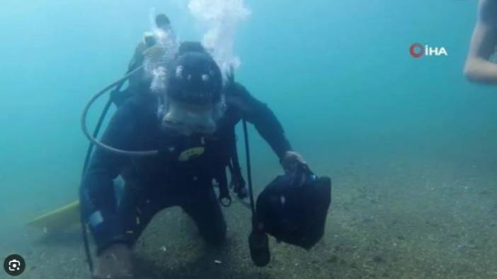 Antalya'da deniz dibindeki pislik dalgıçların kamerasına yansıdı. Cenneti çöplüğe çevirdiler