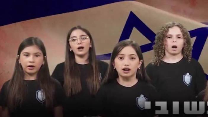Çocuklara 'soykırım' şarkısı söylettiler. Dünya Çocuk Hakları Günü'nde İsrail'den skandal hareket