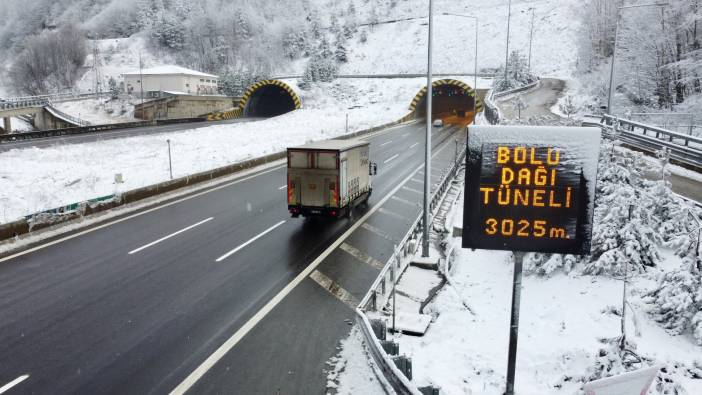 Bolu Dağı Geçidi İstanbul yönü trafiğe kapatıldı
