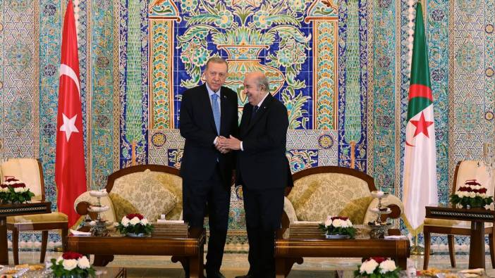 Cumhurbaşkanı Erdoğan Cezayirli mevkidaşı Tebbun ile görüştü