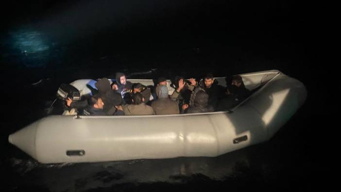 Bodrum açıklarında 38 kaçak göçmen yakalandı