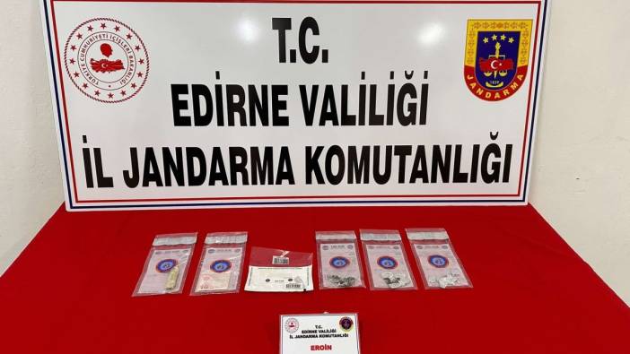 Edirne’de uyuşturucu operasyonunda 3 şüpheli gözaltına alındı