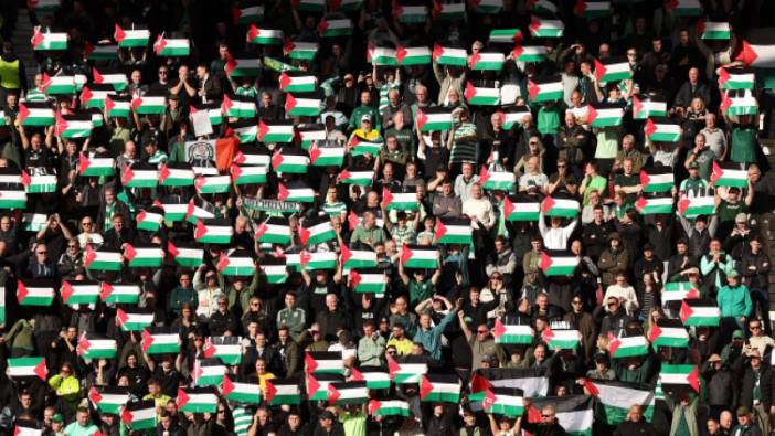 UEFA Filistin'e destek veren Celtic'e para cezası verdi