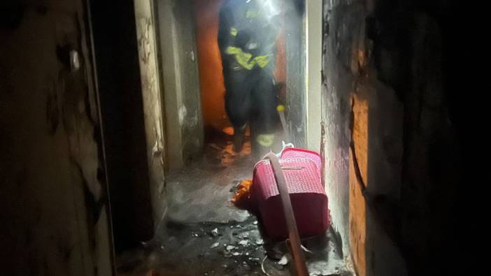 Marmaris'te çıkan ev yangınında 3 kişi yaralandı