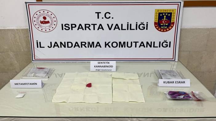 Isparta’da jandarmadan uyuşturucu operasyonu. 4 gözaltı