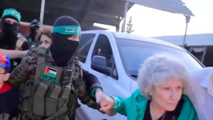 Hamas üyeleriden olan bir kadın İsrailli rehinelerin serbest bırakılmasında görev aldı