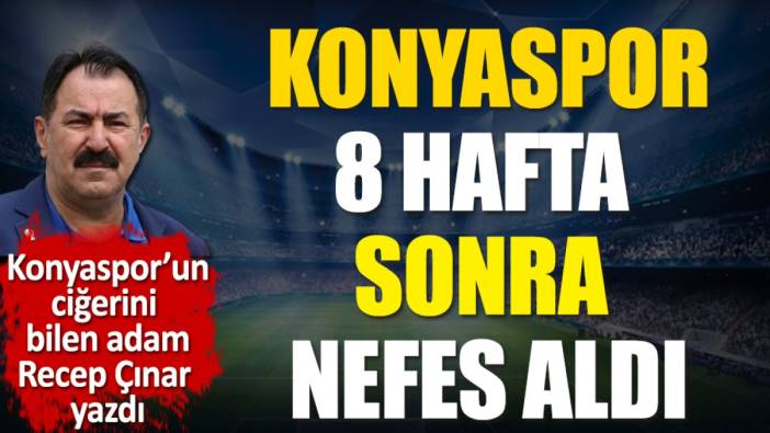 Hakan Keleş'e rağmen Konyaspor'un nasıl kazandığını Recep Çınar anlattı