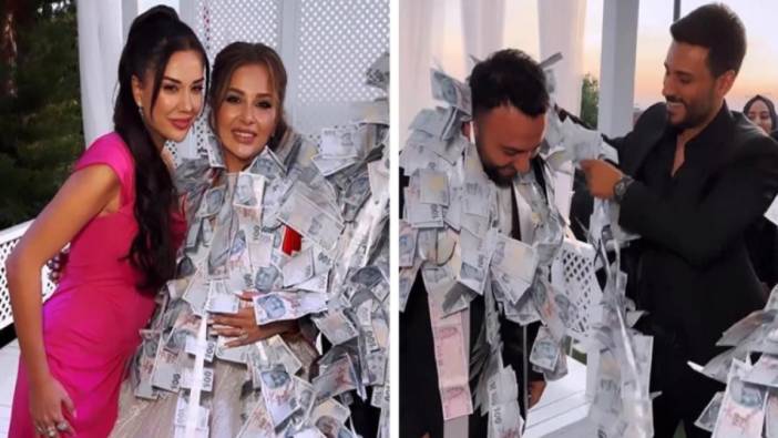 Dilan Polat'ın düğünde taktığı paralar sahte çıktı iddiası. Çöp poşetinden çıkartıp takmışlardı