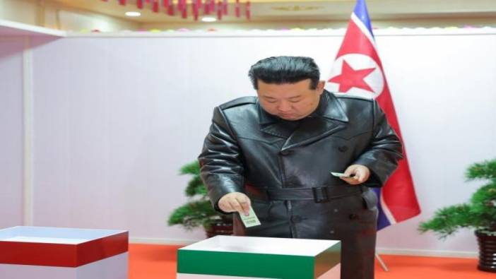 Kim Jong Un yerel seçimde oy kullandı