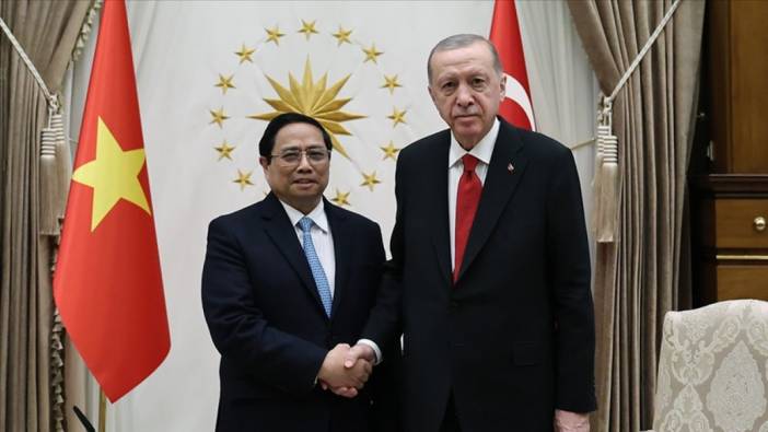 Erdoğan, Vietnam Başbakanı Pham'ı kabul etti