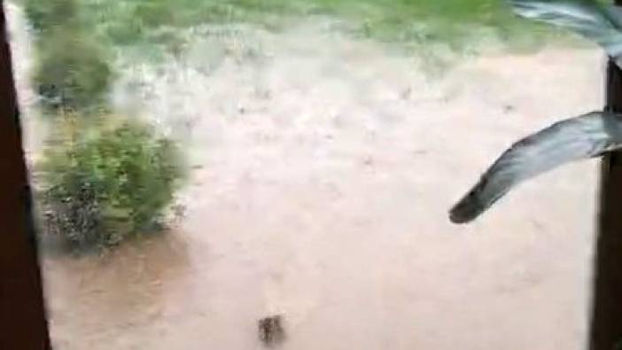 Beykoz Riva'da aşırı yağıştan dolayı evleri su bastı