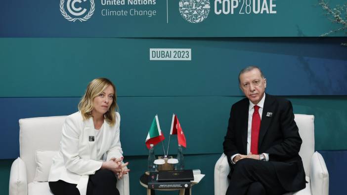 Cumhurbaşkanı Erdoğan İtalya Başbakanı Meloni ile görüştü