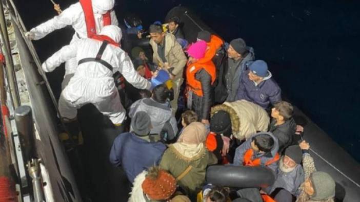 Ayvalık açıklarında 48 kaçak göçmen yakalandı