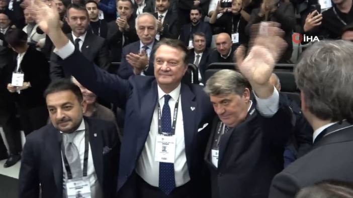Beşiktaş'ta başkan adayları Serdal Adalı ve Hasan Arat kucaklaştı! Uzun yıllardır olmayan görüntü