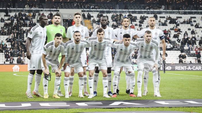 Ankara'da Beşiktaş'ın ilk 11'i belli oldu