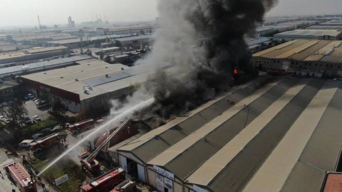 Organize Sanayide çıkan yangın işçileri korkuttu