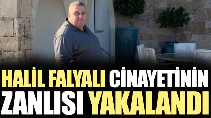 Halil Falyalı cinayetinin zanlısı yakalandı