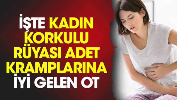 İşte kadın korkulu rüyası adet kramplarına iyi gelen ot