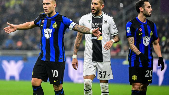Hakan Çalhanoğlu fırtınası. Inter Udinese'ye fark attı