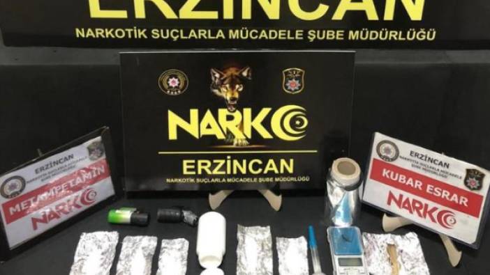 Erzincan'da uyuşturucu taciri tutuklandı