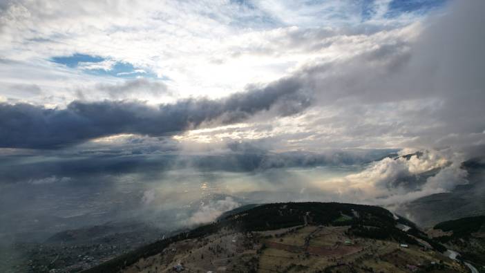 Kahramanmaraş’ta sis bulutları görsel şölen oluşturdu