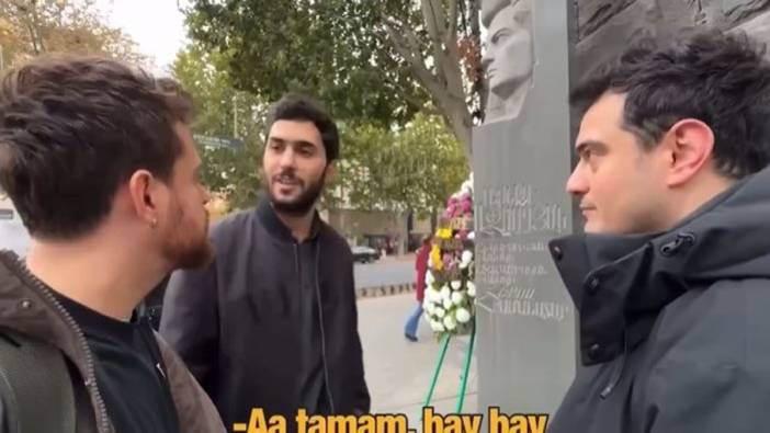 Türk Youtuber Ermenistan'daki ırkçılığa şahit oldu. Türk olduğunu öğrenince Ermeni konuşmayı kesti