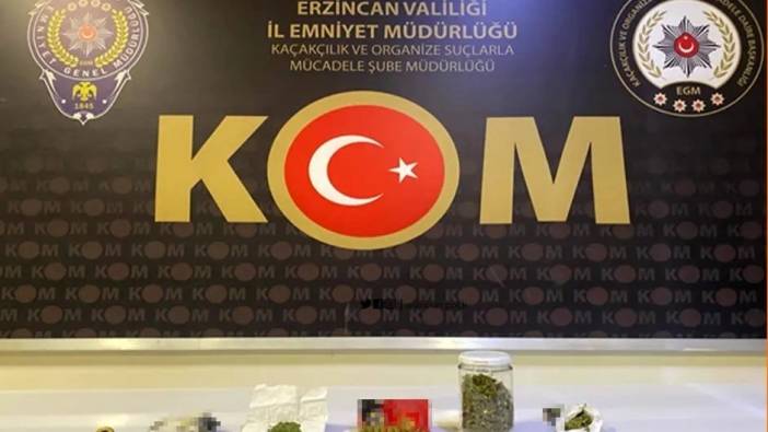 Erzincan’da uyuşturucu tacirlerine operasyon