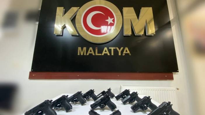 Malatya'da kaçak silah operasyonu